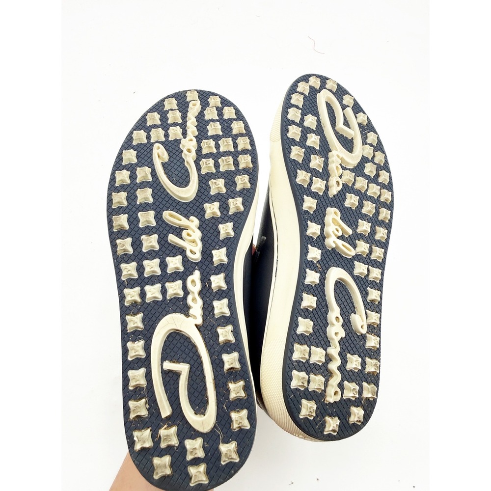 Duca del Cosma Esti Womens Golf Shoes Navy Blue Polka Dot Love Sneakers size 7 - Picture 10 of 15